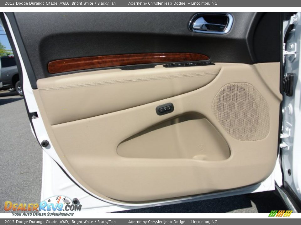 2013 Dodge Durango Citadel AWD Bright White / Black/Tan Photo #7