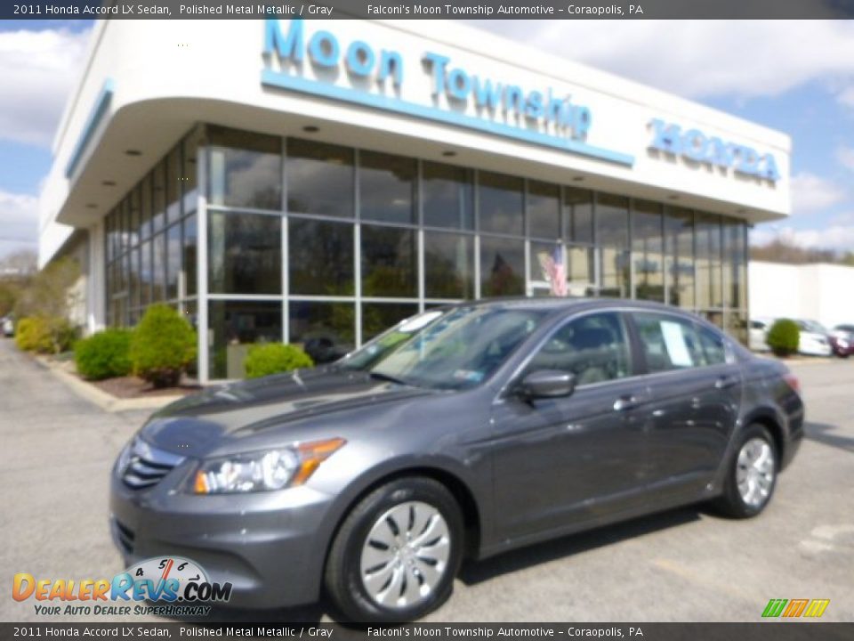 2011 Honda Accord LX Sedan Polished Metal Metallic / Gray Photo #1