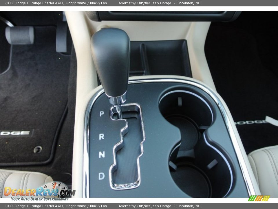 2013 Dodge Durango Citadel AWD Bright White / Black/Tan Photo #9