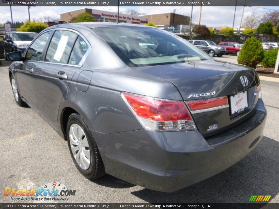2011 Honda Accord LX Sedan Polished Metal Metallic / Gray Photo #3