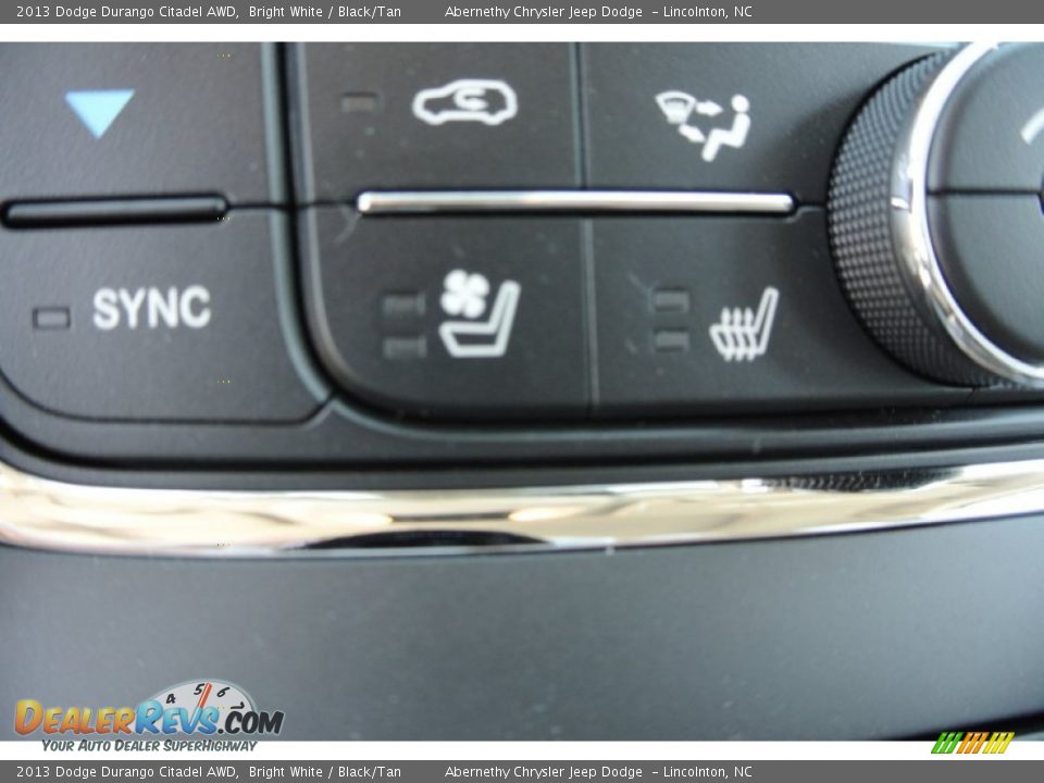 2013 Dodge Durango Citadel AWD Bright White / Black/Tan Photo #11