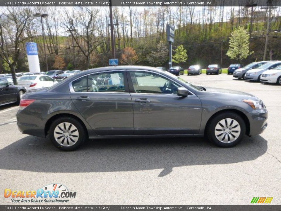 2011 Honda Accord LX Sedan Polished Metal Metallic / Gray Photo #6