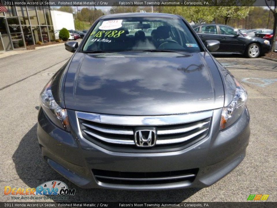 2011 Honda Accord LX Sedan Polished Metal Metallic / Gray Photo #8