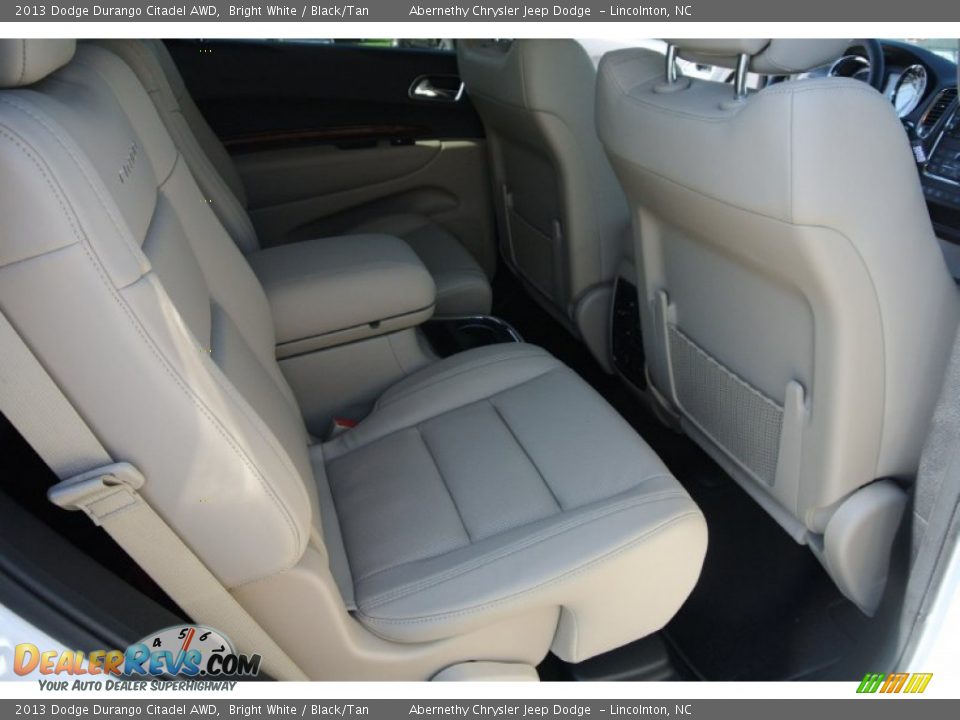2013 Dodge Durango Citadel AWD Bright White / Black/Tan Photo #16