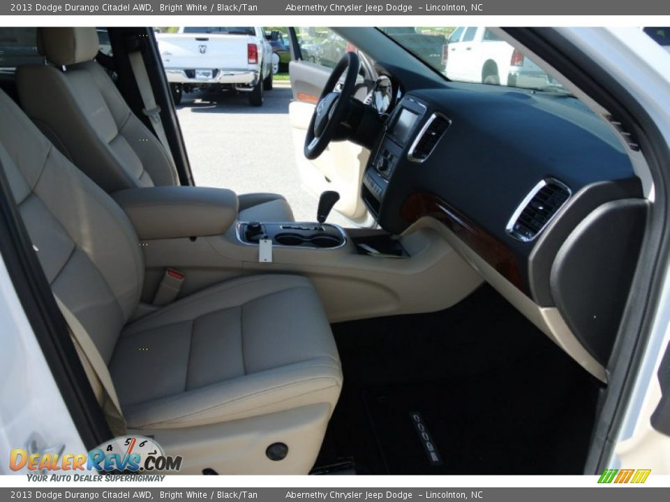 2013 Dodge Durango Citadel AWD Bright White / Black/Tan Photo #17