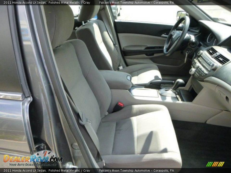2011 Honda Accord LX Sedan Polished Metal Metallic / Gray Photo #10