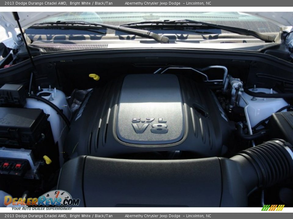 2013 Dodge Durango Citadel AWD Bright White / Black/Tan Photo #19