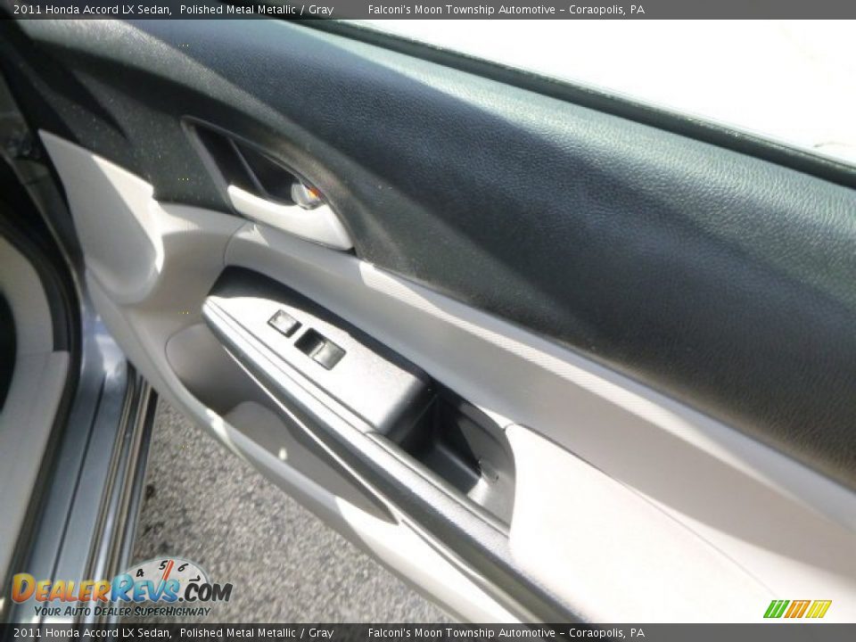 2011 Honda Accord LX Sedan Polished Metal Metallic / Gray Photo #12