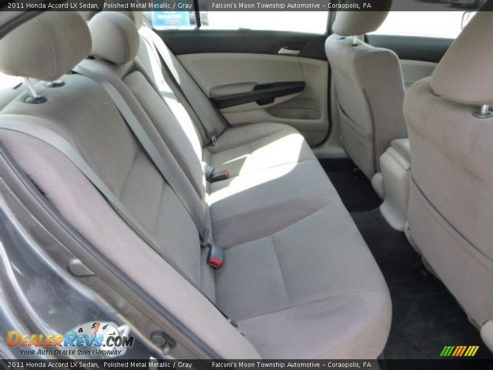 2011 Honda Accord LX Sedan Polished Metal Metallic / Gray Photo #13