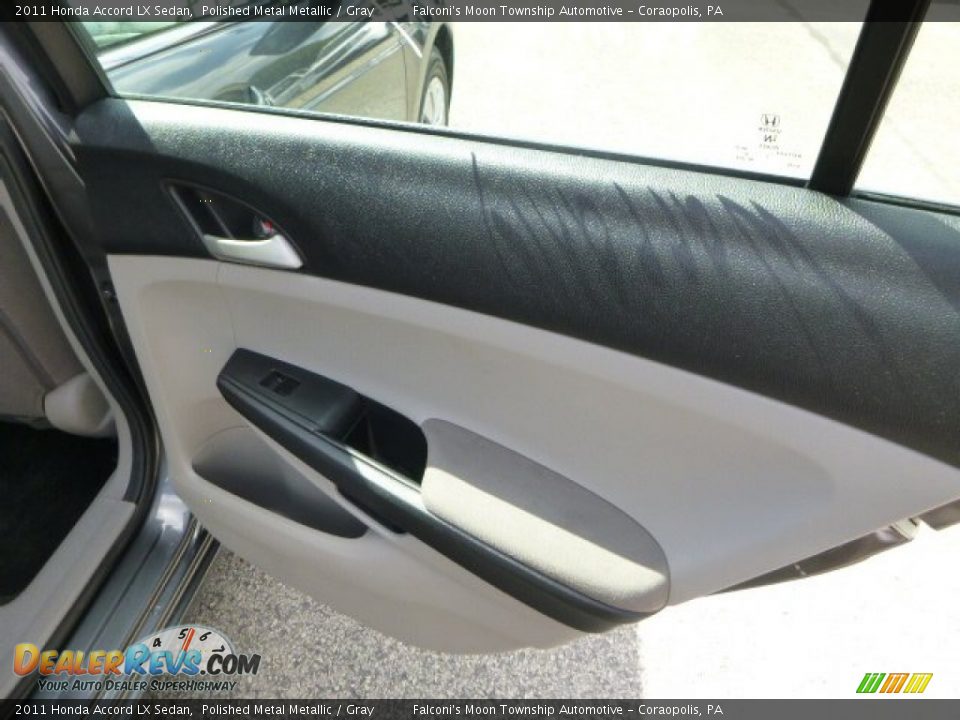 2011 Honda Accord LX Sedan Polished Metal Metallic / Gray Photo #14