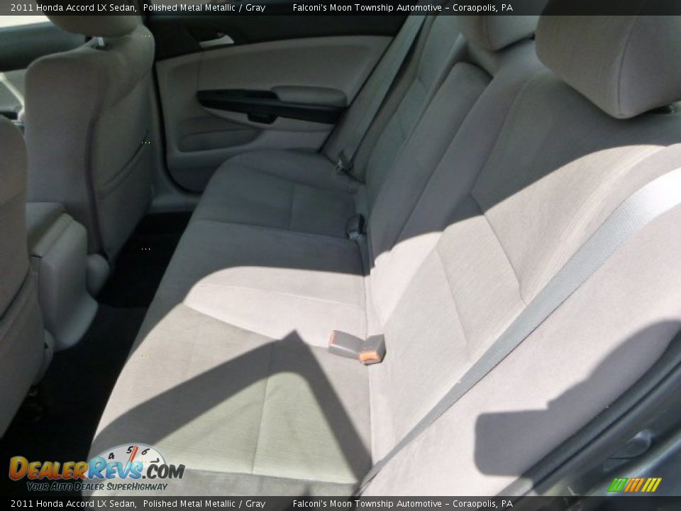 2011 Honda Accord LX Sedan Polished Metal Metallic / Gray Photo #16