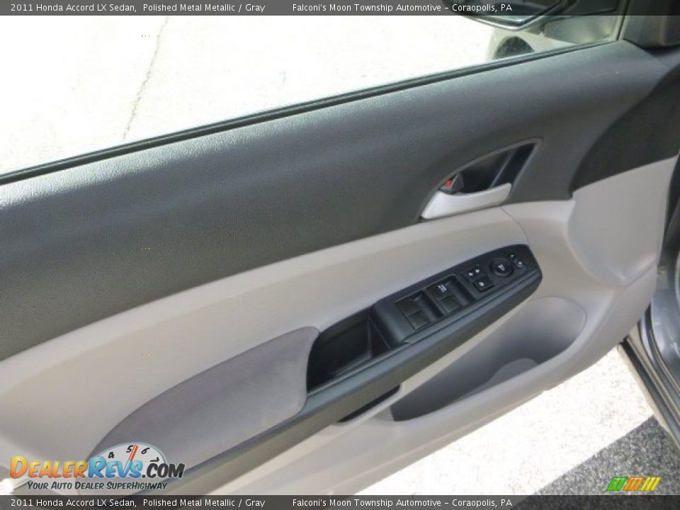 2011 Honda Accord LX Sedan Polished Metal Metallic / Gray Photo #19