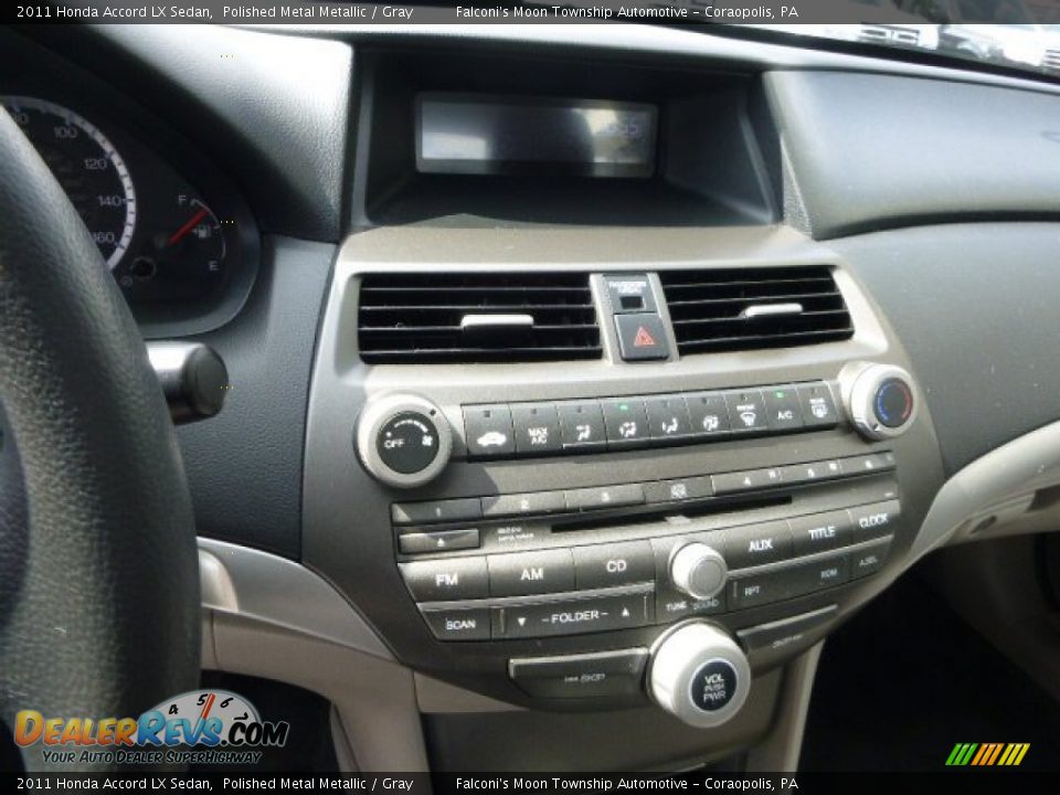 2011 Honda Accord LX Sedan Polished Metal Metallic / Gray Photo #23