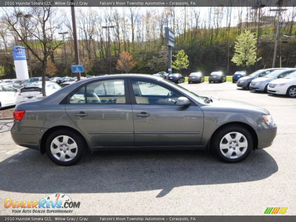 2010 Hyundai Sonata GLS Willow Gray / Gray Photo #6