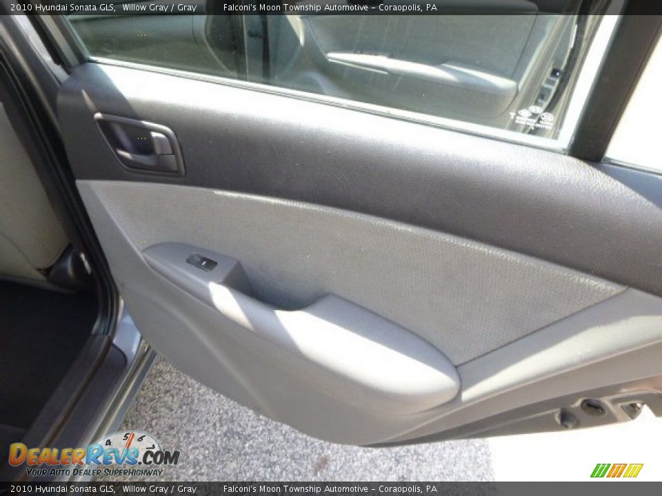 2010 Hyundai Sonata GLS Willow Gray / Gray Photo #14