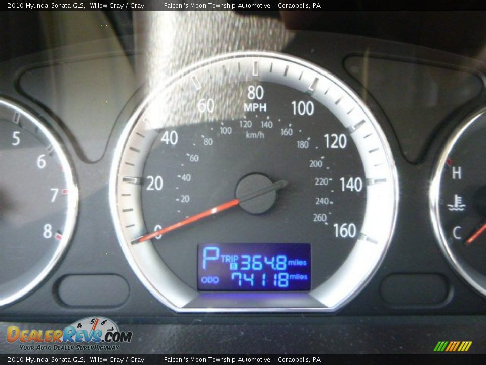 2010 Hyundai Sonata GLS Willow Gray / Gray Photo #25