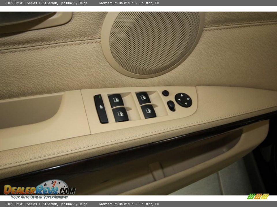 2009 BMW 3 Series 335i Sedan Jet Black / Beige Photo #15