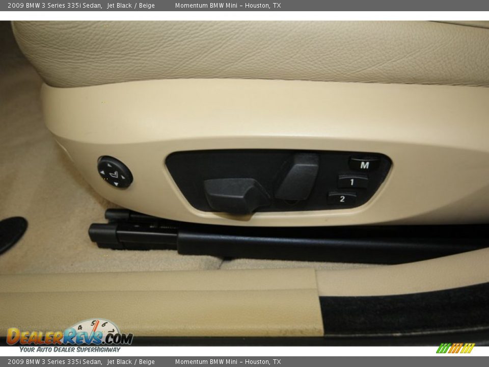 2009 BMW 3 Series 335i Sedan Jet Black / Beige Photo #16