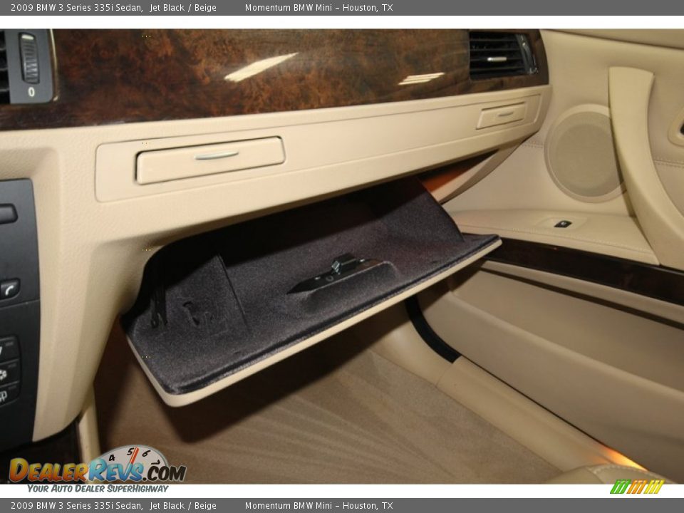 2009 BMW 3 Series 335i Sedan Jet Black / Beige Photo #17