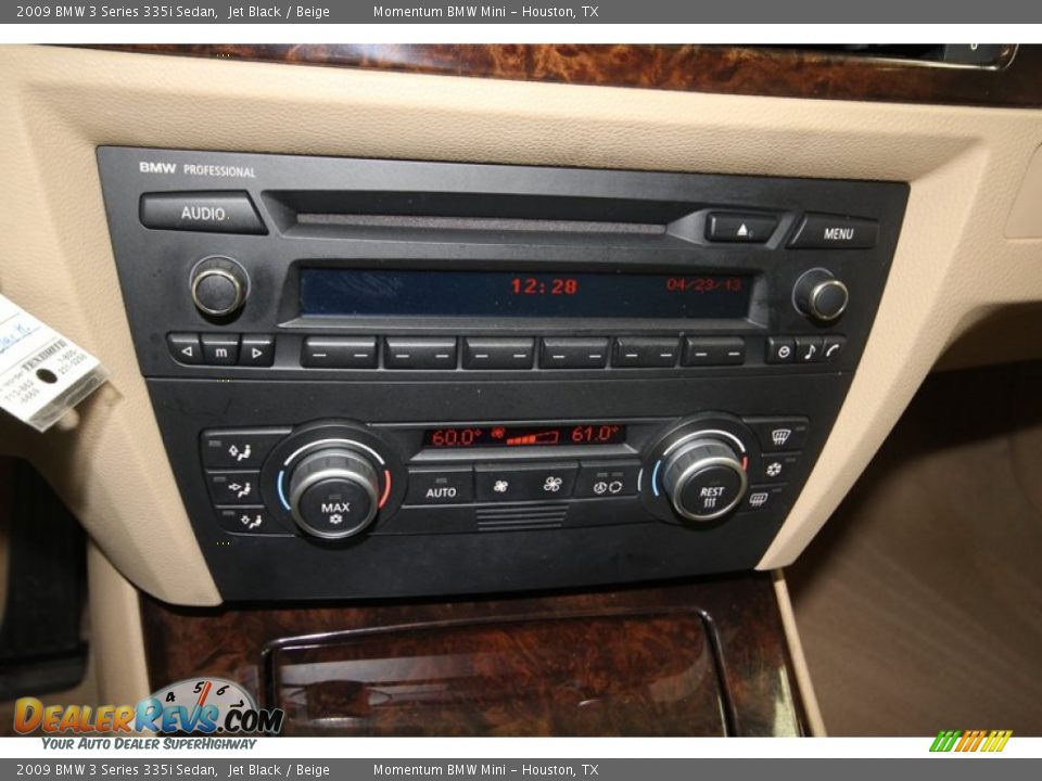 2009 BMW 3 Series 335i Sedan Jet Black / Beige Photo #19
