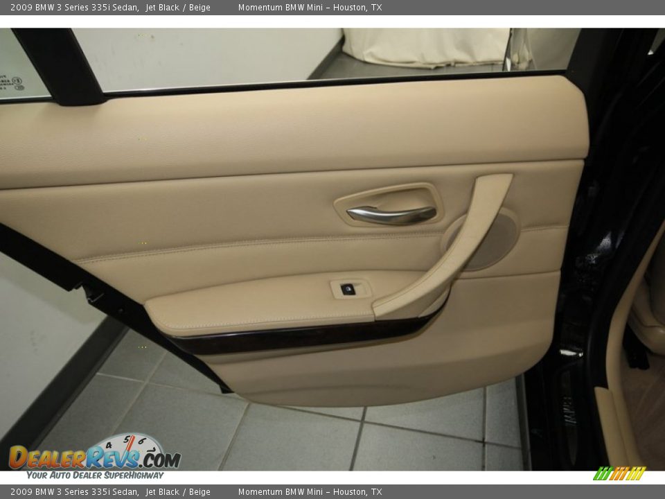 2009 BMW 3 Series 335i Sedan Jet Black / Beige Photo #26