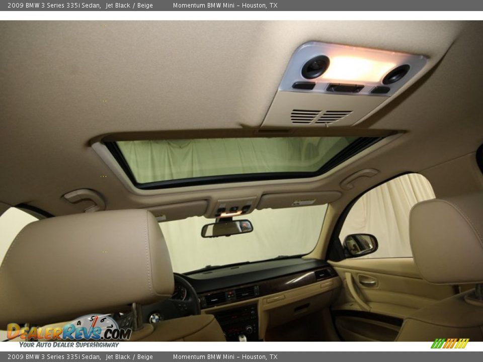 2009 BMW 3 Series 335i Sedan Jet Black / Beige Photo #28