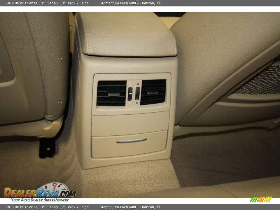 2009 BMW 3 Series 335i Sedan Jet Black / Beige Photo #29