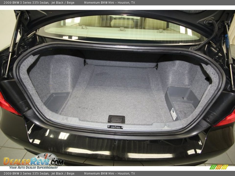 2009 BMW 3 Series 335i Sedan Jet Black / Beige Photo #30