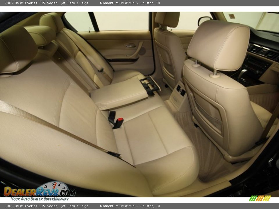 2009 BMW 3 Series 335i Sedan Jet Black / Beige Photo #31