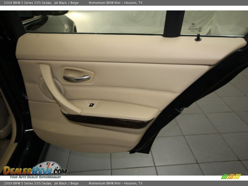 2009 BMW 3 Series 335i Sedan Jet Black / Beige Photo #32