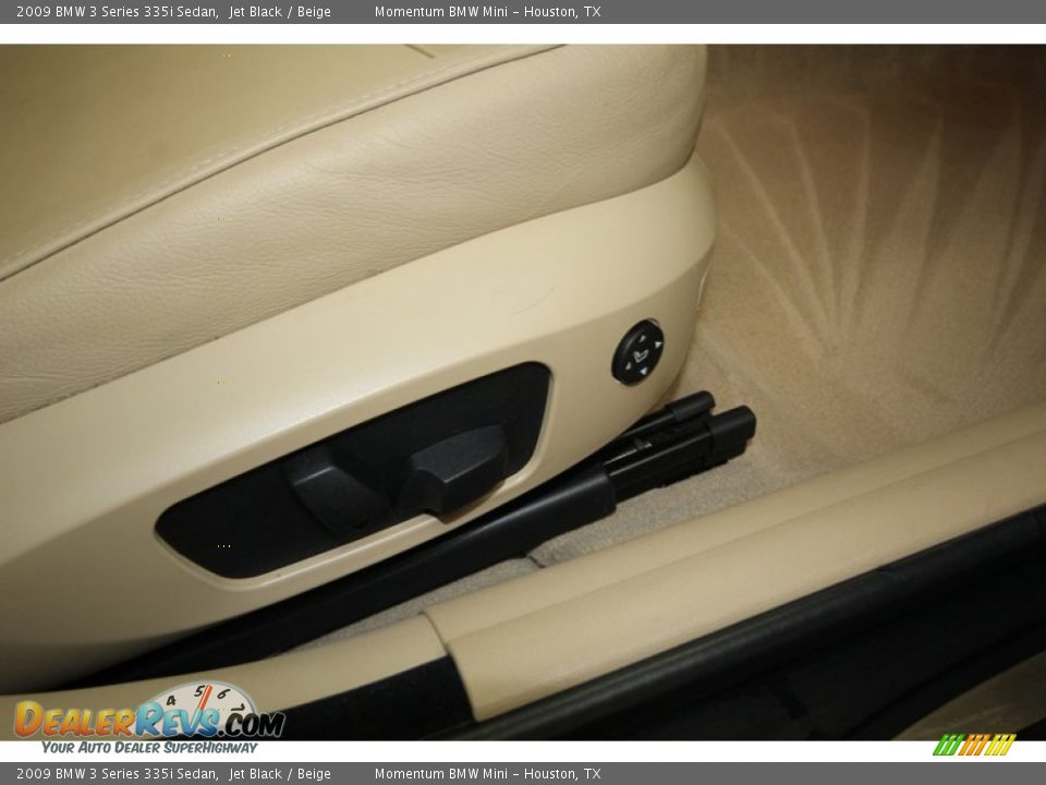 2009 BMW 3 Series 335i Sedan Jet Black / Beige Photo #35