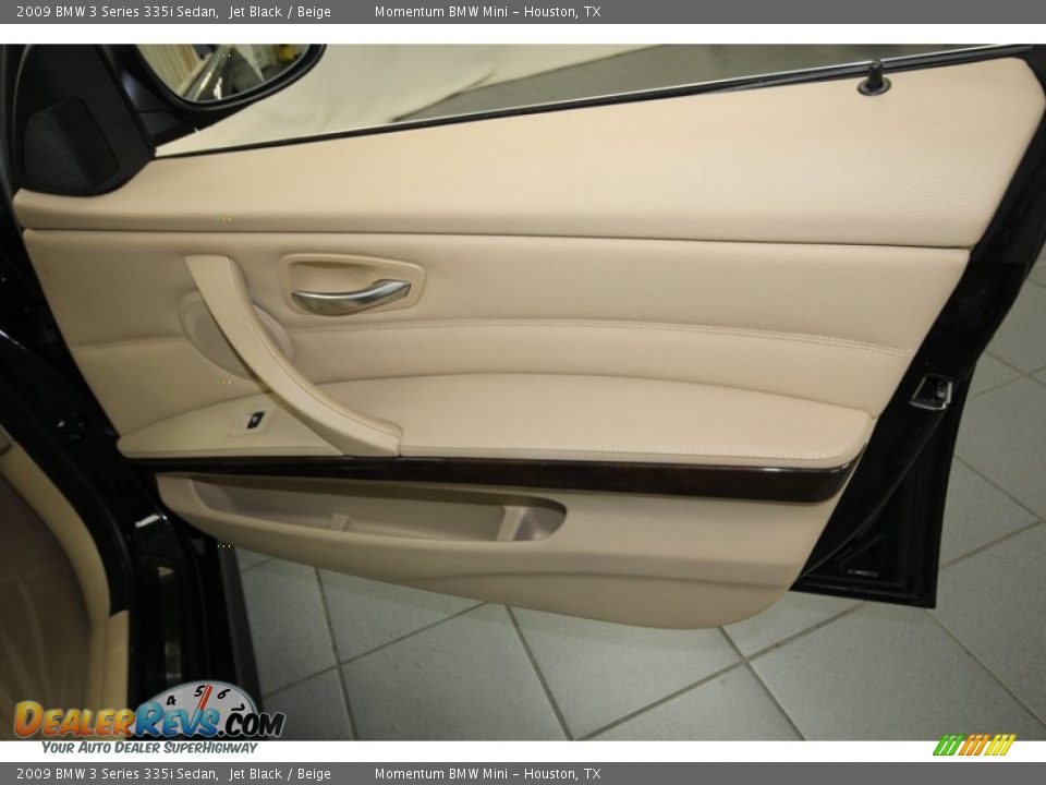 2009 BMW 3 Series 335i Sedan Jet Black / Beige Photo #36