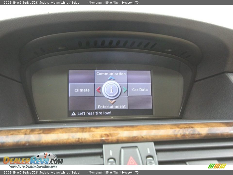 2008 BMW 5 Series 528i Sedan Alpine White / Beige Photo #20