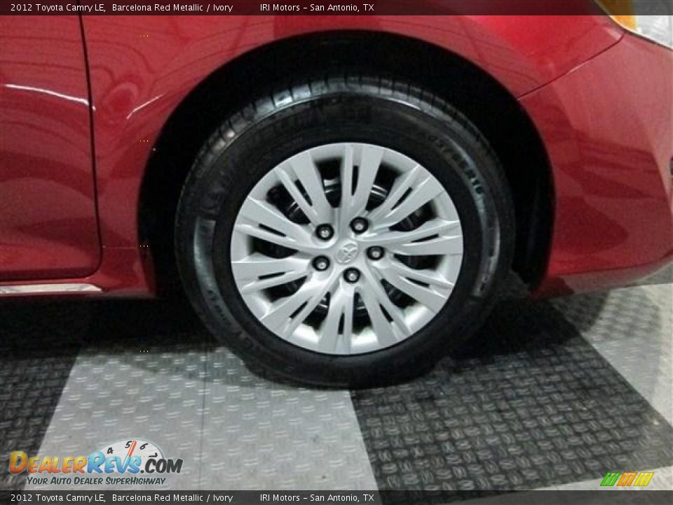 2012 Toyota Camry LE Barcelona Red Metallic / Ivory Photo #8