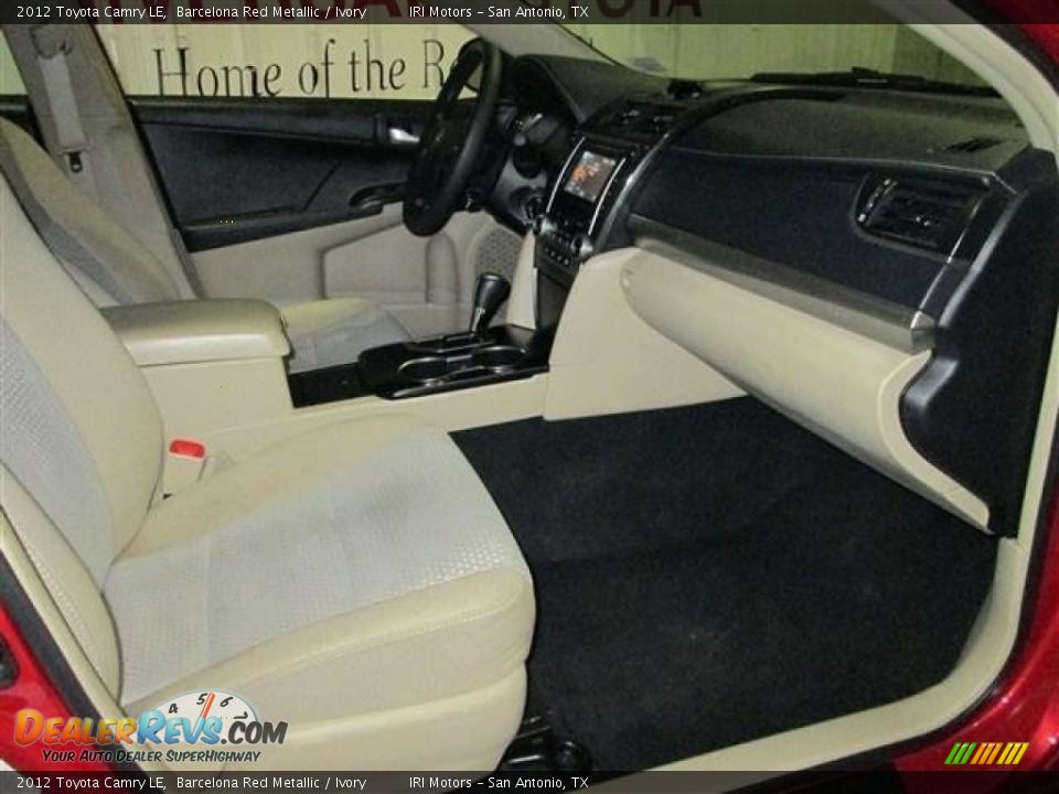 2012 Toyota Camry LE Barcelona Red Metallic / Ivory Photo #17