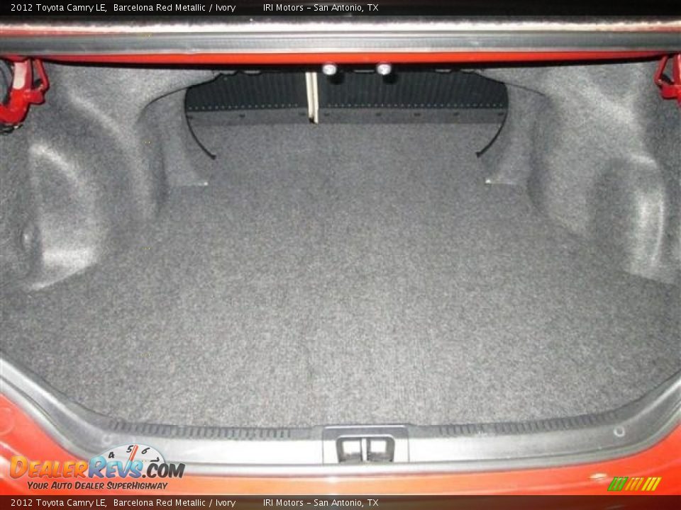 2012 Toyota Camry LE Barcelona Red Metallic / Ivory Photo #21