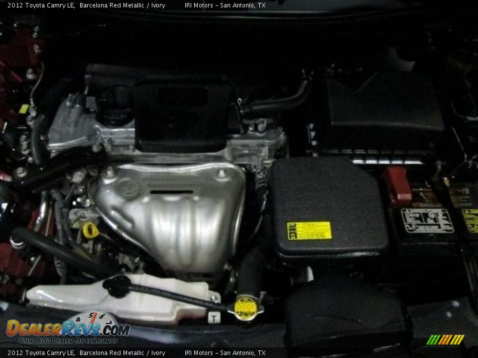 2012 Toyota Camry LE Barcelona Red Metallic / Ivory Photo #22