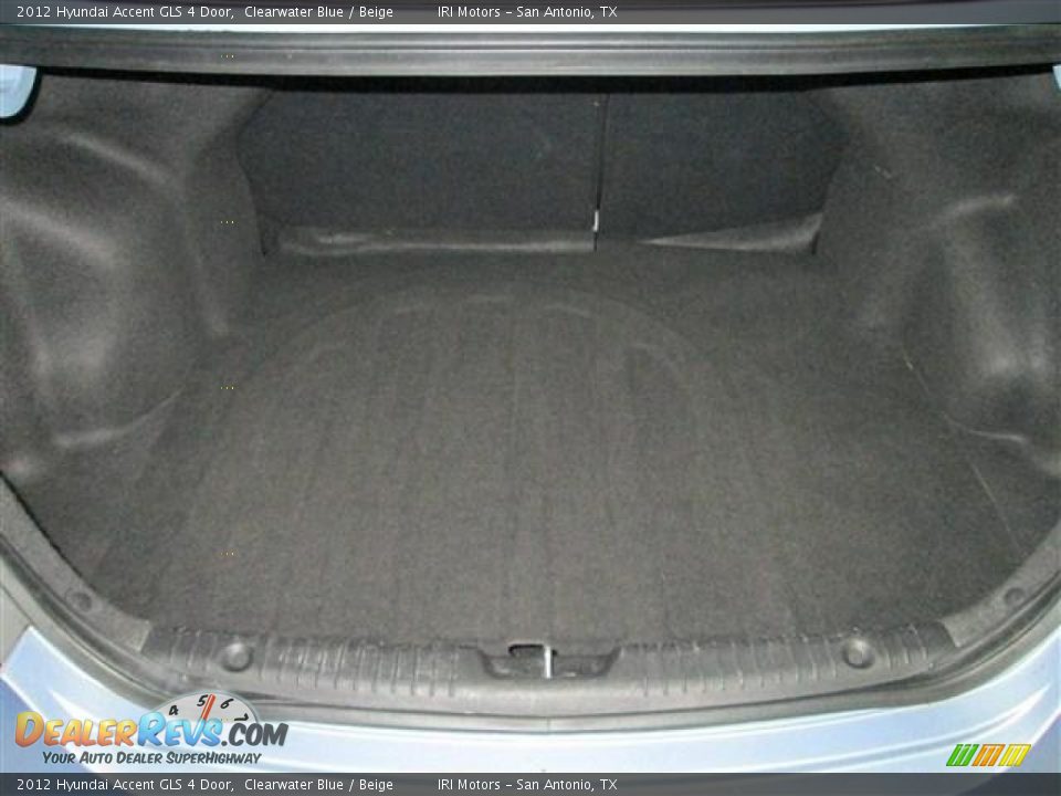 2012 Hyundai Accent GLS 4 Door Clearwater Blue / Beige Photo #20