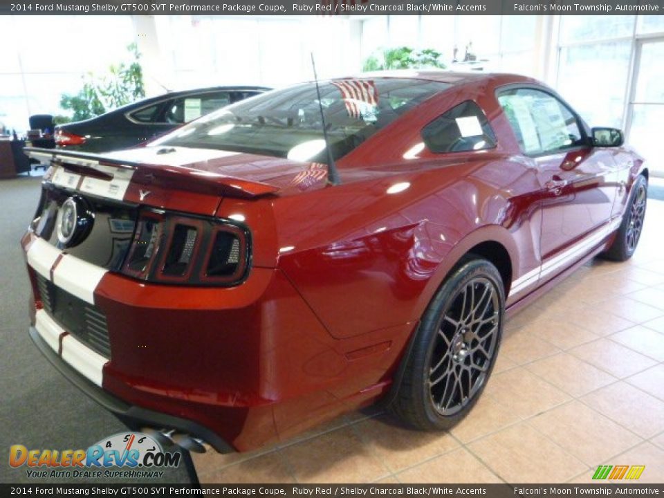 2014 Ford Mustang Shelby GT500 SVT Performance Package Coupe Ruby Red / Shelby Charcoal Black/White Accents Photo #2