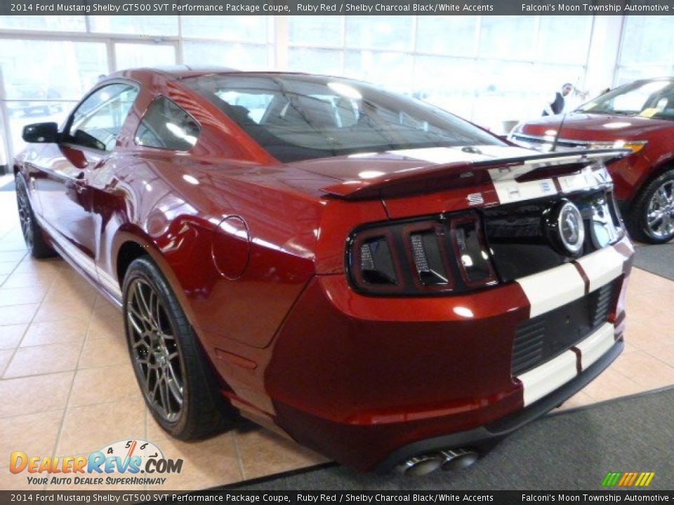 2014 Ford Mustang Shelby GT500 SVT Performance Package Coupe Ruby Red / Shelby Charcoal Black/White Accents Photo #4
