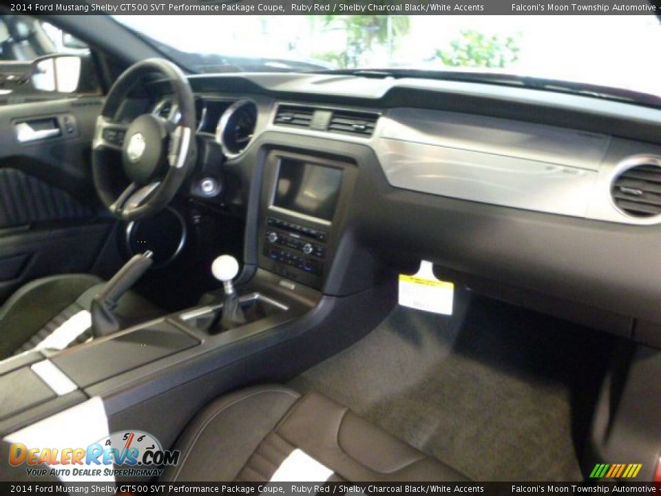 Dashboard of 2014 Ford Mustang Shelby GT500 SVT Performance Package Coupe Photo #11