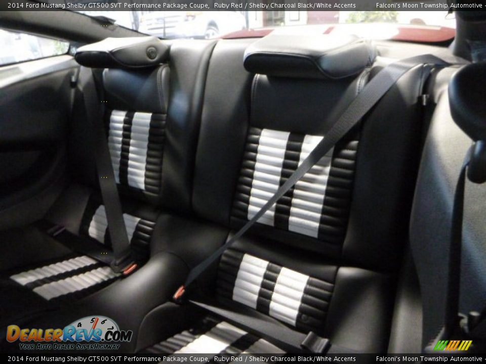 Rear Seat of 2014 Ford Mustang Shelby GT500 SVT Performance Package Coupe Photo #15
