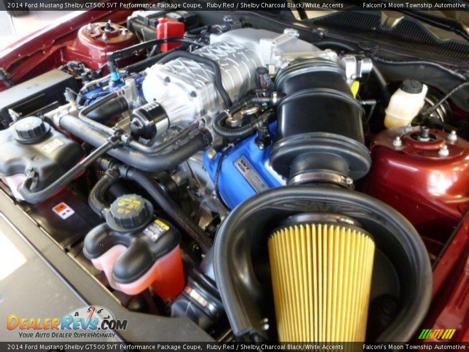 2014 Ford Mustang Shelby GT500 SVT Performance Package Coupe 5.8 Liter SVT Supercharged DOHC 32-Valve Ti-VCT V8 Engine Photo #22