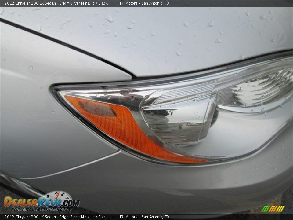 2012 Chrysler 200 LX Sedan Bright Silver Metallic / Black Photo #2