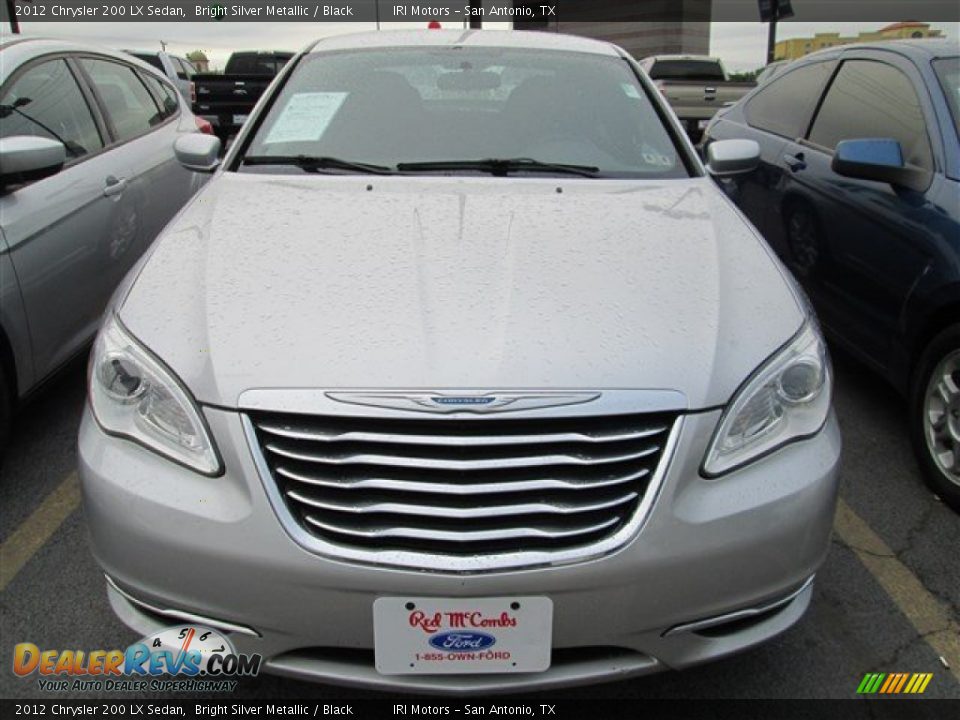 2012 Chrysler 200 LX Sedan Bright Silver Metallic / Black Photo #3