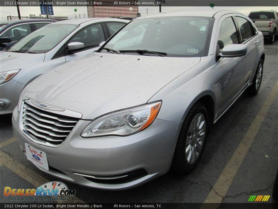 2012 Chrysler 200 LX Sedan Bright Silver Metallic / Black Photo #4