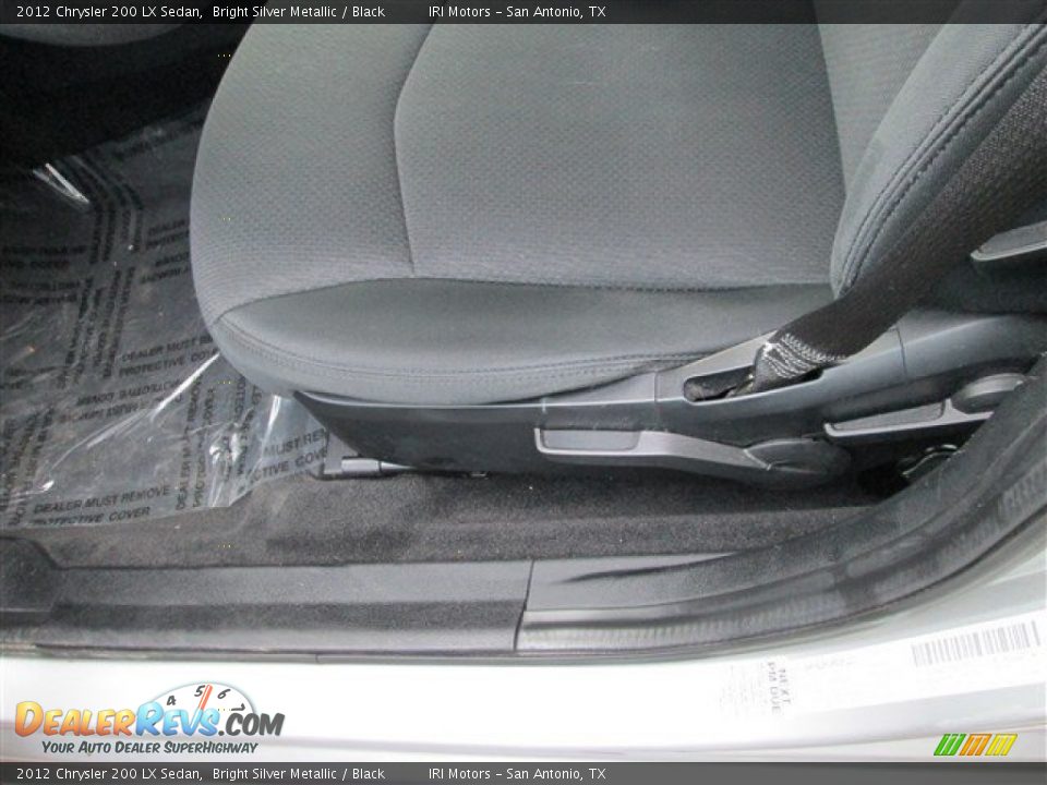 2012 Chrysler 200 LX Sedan Bright Silver Metallic / Black Photo #8