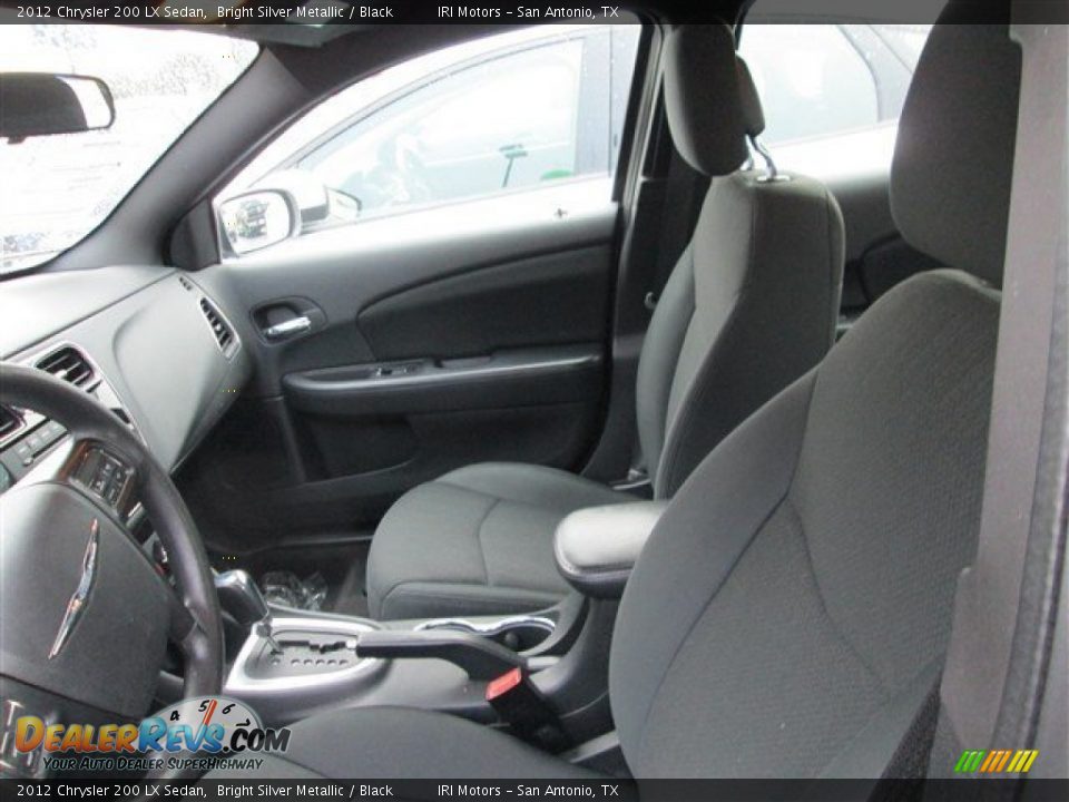 2012 Chrysler 200 LX Sedan Bright Silver Metallic / Black Photo #9