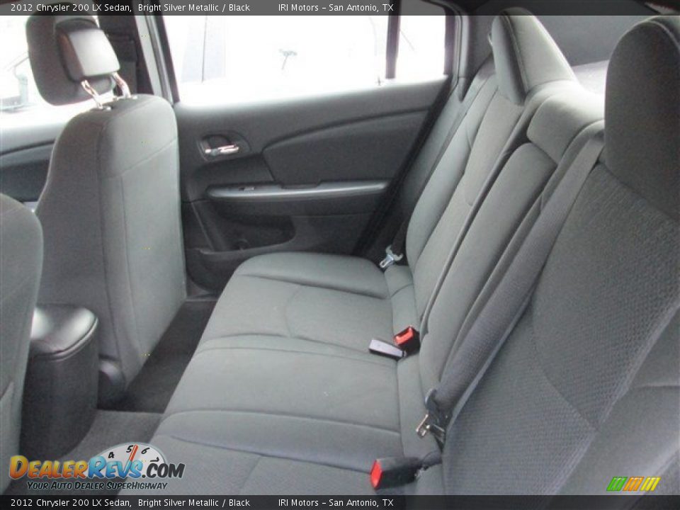 2012 Chrysler 200 LX Sedan Bright Silver Metallic / Black Photo #10