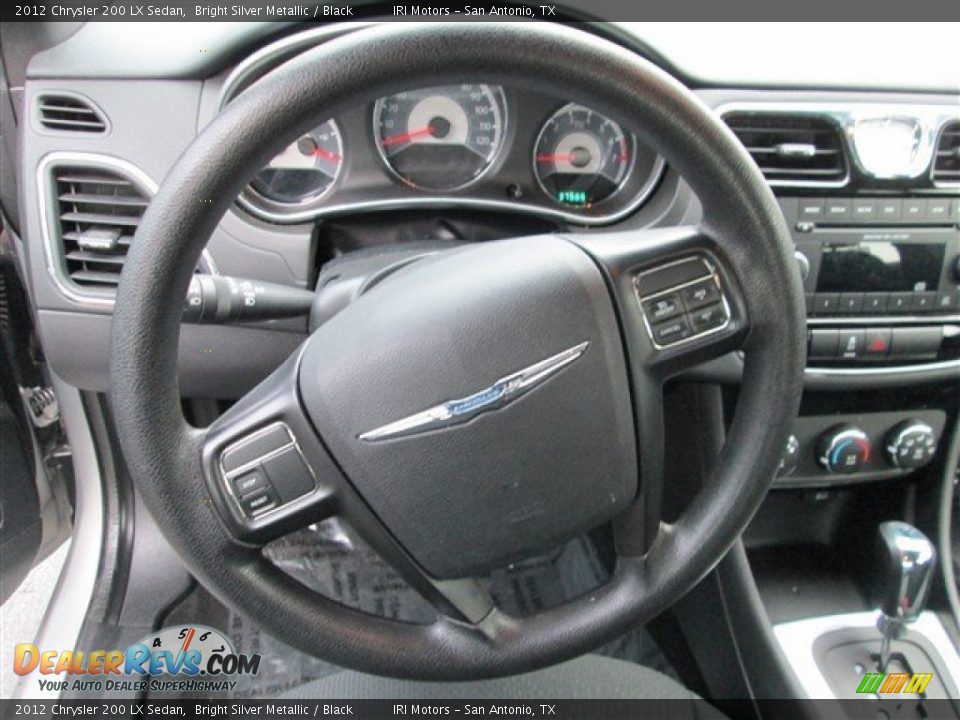 2012 Chrysler 200 LX Sedan Bright Silver Metallic / Black Photo #11